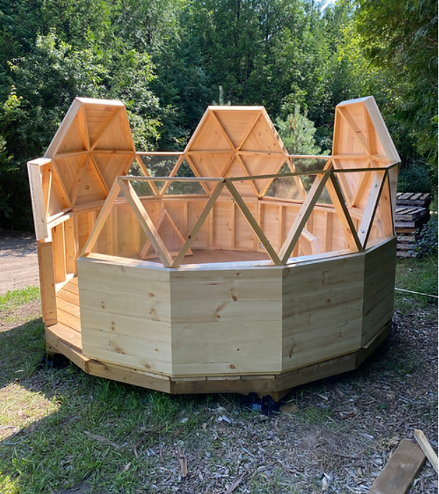 10 FOOT 3 Season DIY Cedar Dome Kit