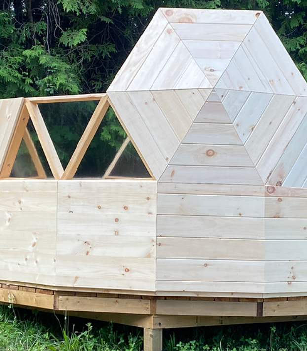 10 FOOT 3 Season DIY Cedar Dome Kit