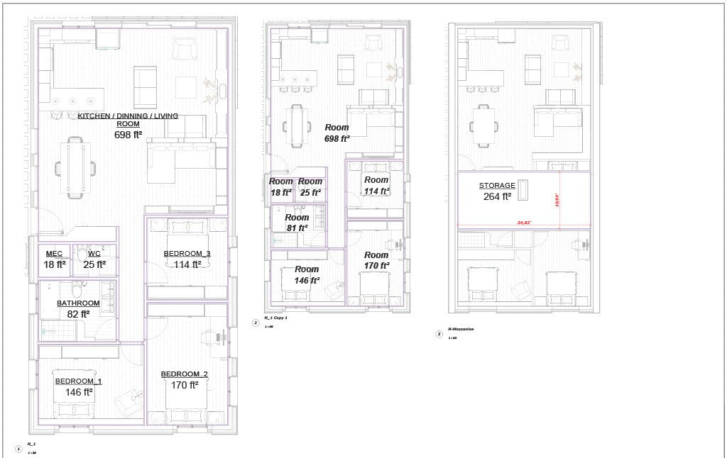 Single Family Home - 1,290 Ft² - 3 Bedrooms Bungalow