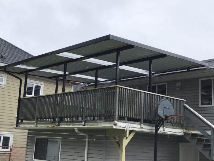 17′ x 20′ Aluminum and Polycarbonate Skylights Patio Cover