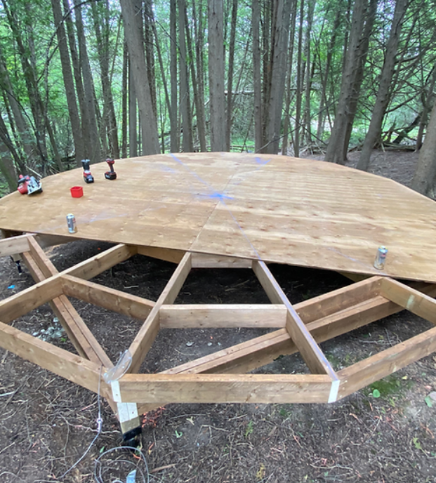 15 Foot Diy Cedar Dome Kit