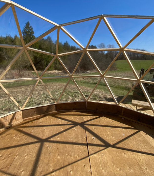 18 Foot DIY Cedar Dome Kit