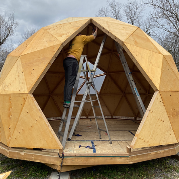 20 Foot DIY Cedar Dome Kit