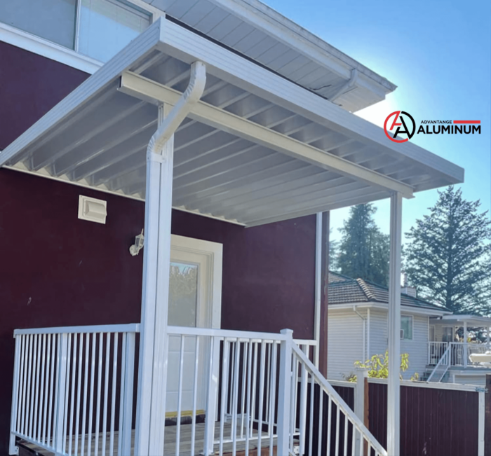 10′ x 12′ Aluminum and Polycarbonate Skylights Patio Cover