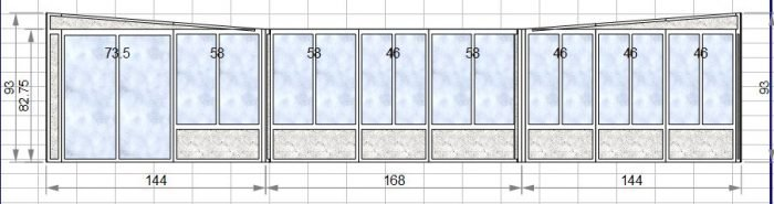 Sunroom Kit 14' x 12'