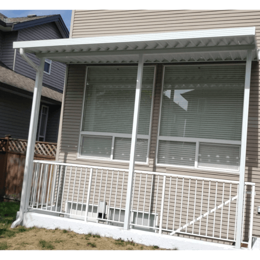 8′ x 20′ Aluminum and Polycarbonate Skylights Patio Cover