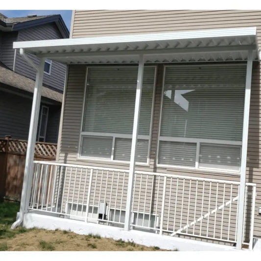 5′ x 16′ Aluminum and Polycarbonate Skylights Patio Cover