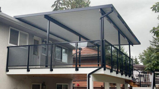 16′ x 18′ Aluminum and Polycarbonate Skylights Patio Cover