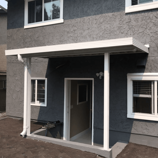 6′ x 10′ Aluminum and Polycarbonate Skylights Patio Cover