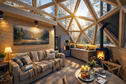 Fully Assembled  LUXURY 15 Foot Cedar Dome