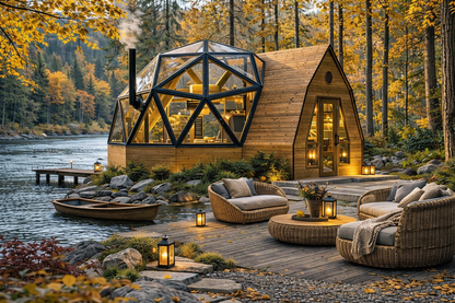 Fully Assembled LUXURY 18 Foot Cedar Dome