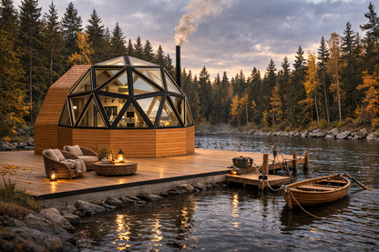 Fully Assembled  LUXURY 15 Foot Cedar Dome