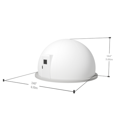 4 Season 20 Foot Fiberglass Dome Kit