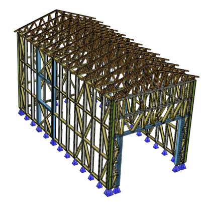 DIY Prefab Single Car Garage - 12x24x12 Ft, (x1) Door 9x7 Ft and (x2) Windows 4x4 Ft Each