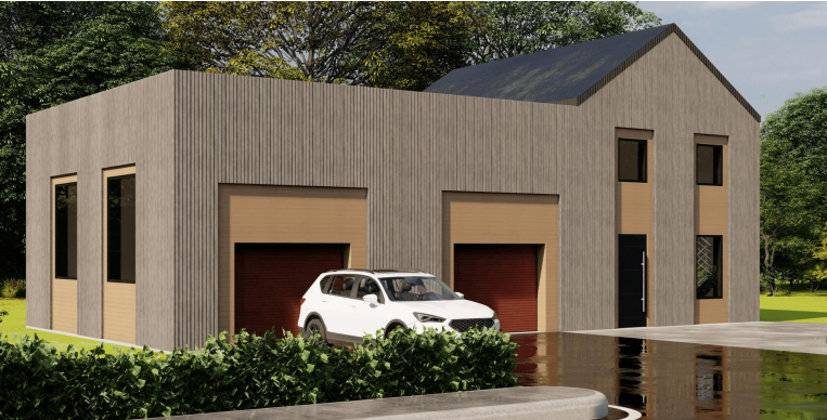 Mechanic Shop - 2,246 Ft² Area, 16 Ft Height, (x2) Door 10x10 Ft