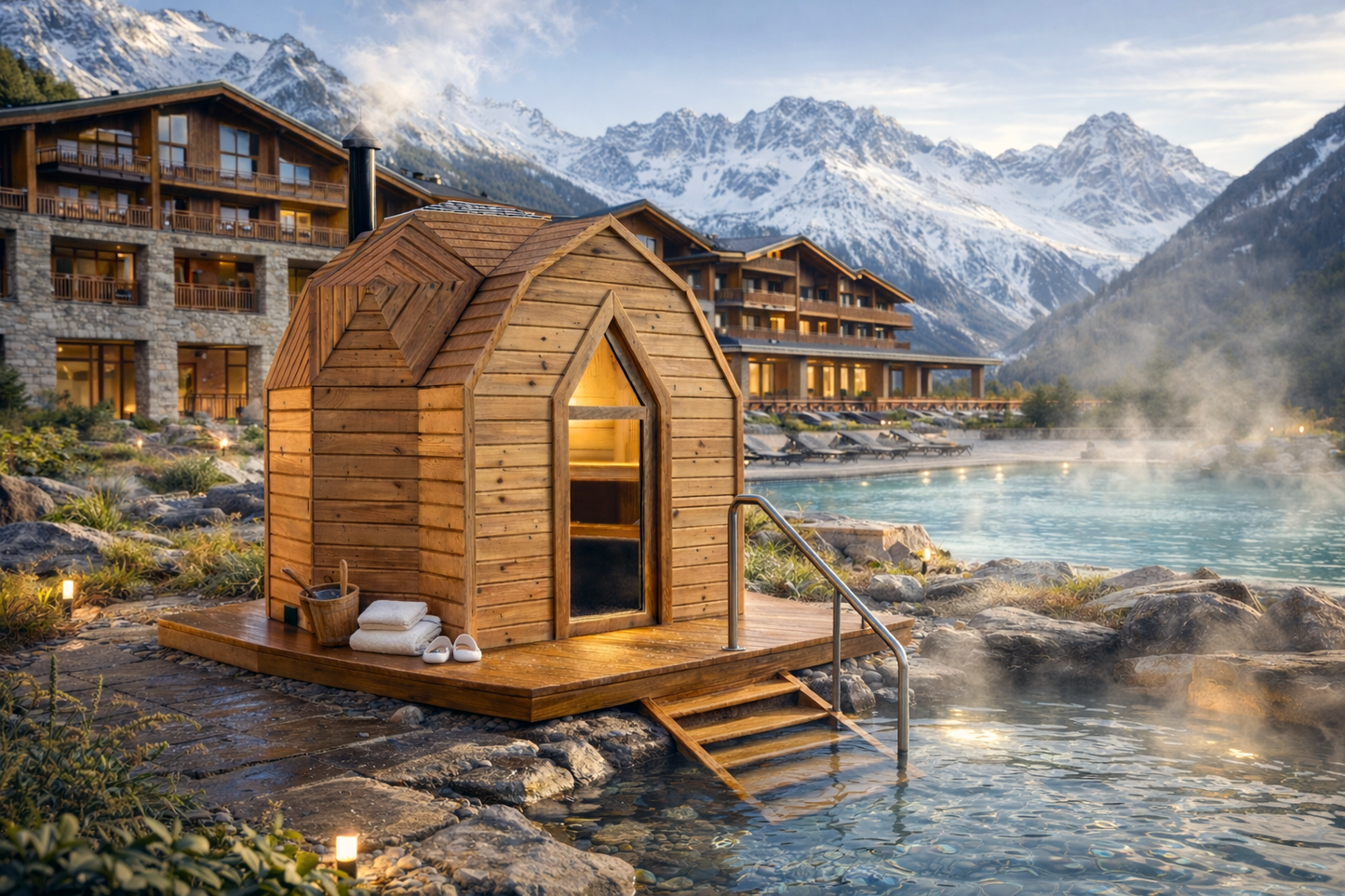 8 FT Luxury Sauna Dome