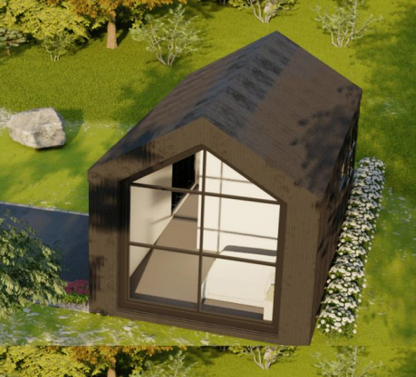 Tiny Home - 367 Ft² - 1 Bedroom Bungalow