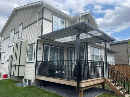 12′ x 14′ Aluminum and Polycarbonate Skylights Patio Cover