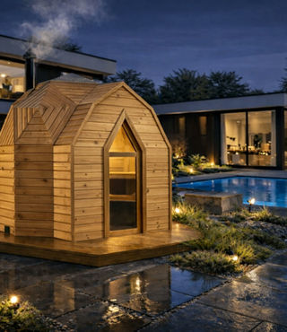 8 FT Luxury Sauna Dome