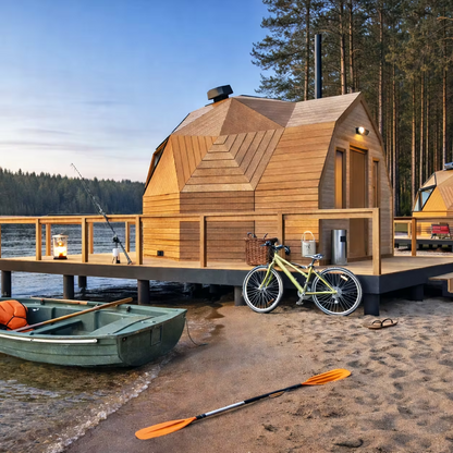 Fully Assembled  LUXURY 15 Foot Cedar Dome