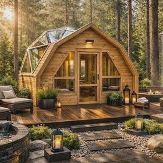 Fully Assembled LUXURY 18 Foot Cedar Dome