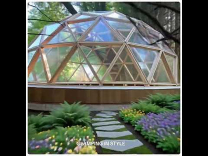 18 Foot DIY Cedar Dome Kit